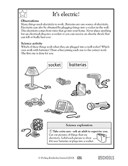 Its electric! | 1st grade, 2nd grade, Kindergarten Science ...