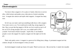 Electromagnets | edHelper