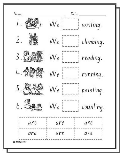We Are At School -Student Activity Sheets - Studyladder ...