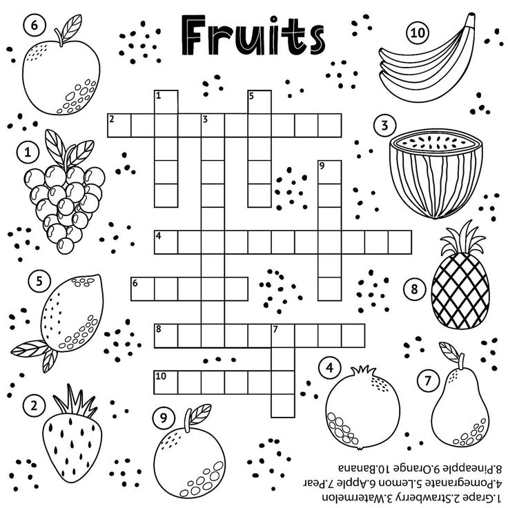 Crossword Puzzles for Kids: Fun &  Free Printable Crossword Puzzle ...