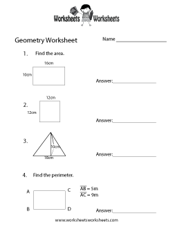 Geometry Worksheets | Worksheets Worksheets