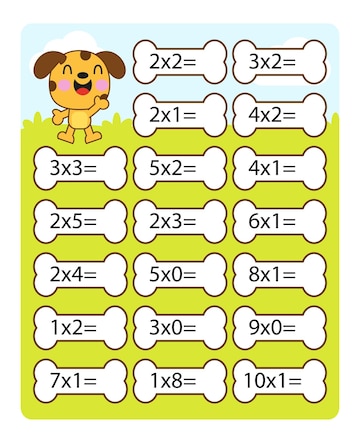 Premium Vector | Math worksheets for elementary school kids ...