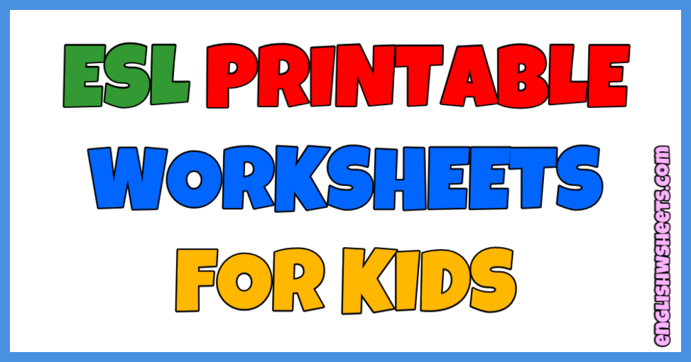 Free Printable Worksheets for Kids - kiddoworksheets