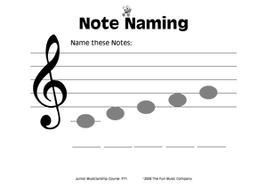 Elementary Music Worksheets for young children | The Fun Music Company