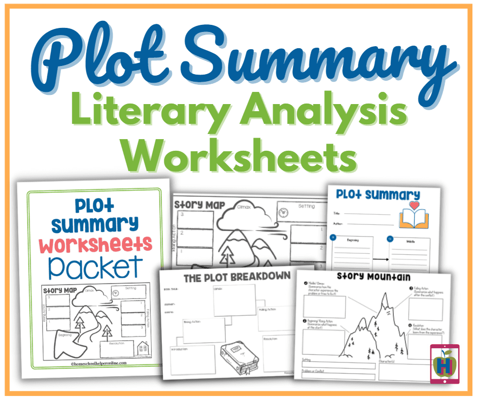 elements of a story worksheet middle school