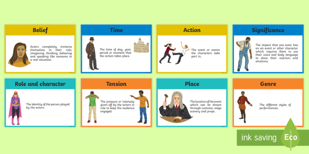 Dramatic Meaning Information Cards | Learning Resources
