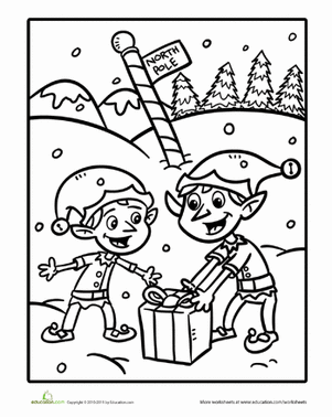 Christmas Elf | Worksheet 