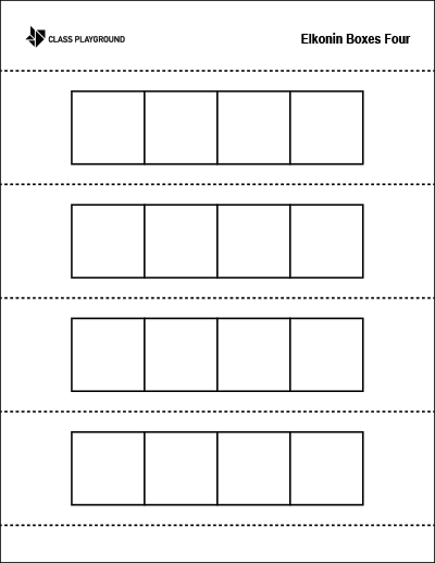 elkonin boxes worksheet