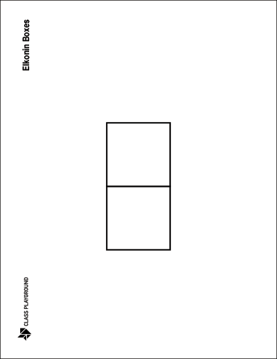 elkonin boxes worksheet