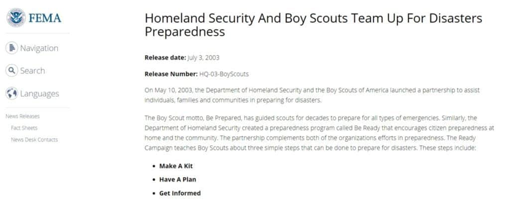 emergency prep merit badge worksheet