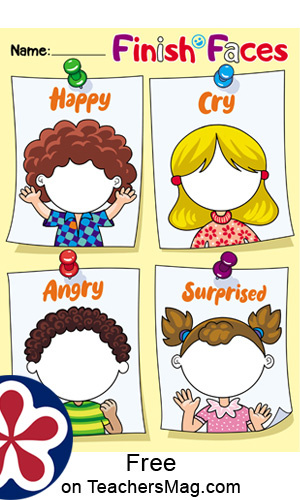 emotion worksheet for kids