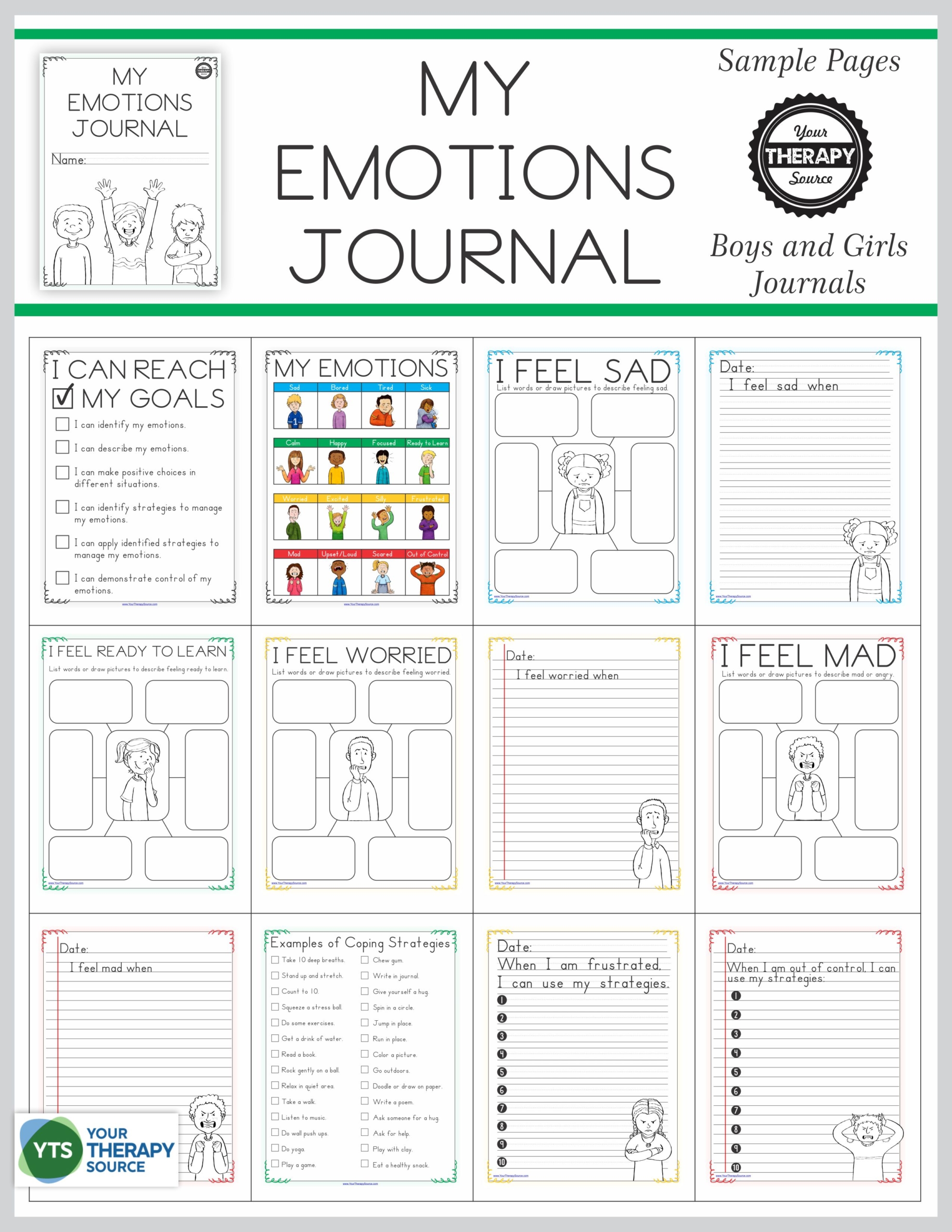 emotional control worksheet