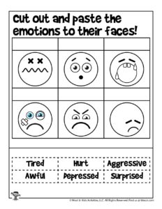 Helping Kids Identify Emotions Worksheets | Woo! Jr. Kids ...