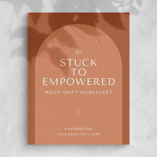Stuck to Empowered Worksheet - The ReWilding Shop