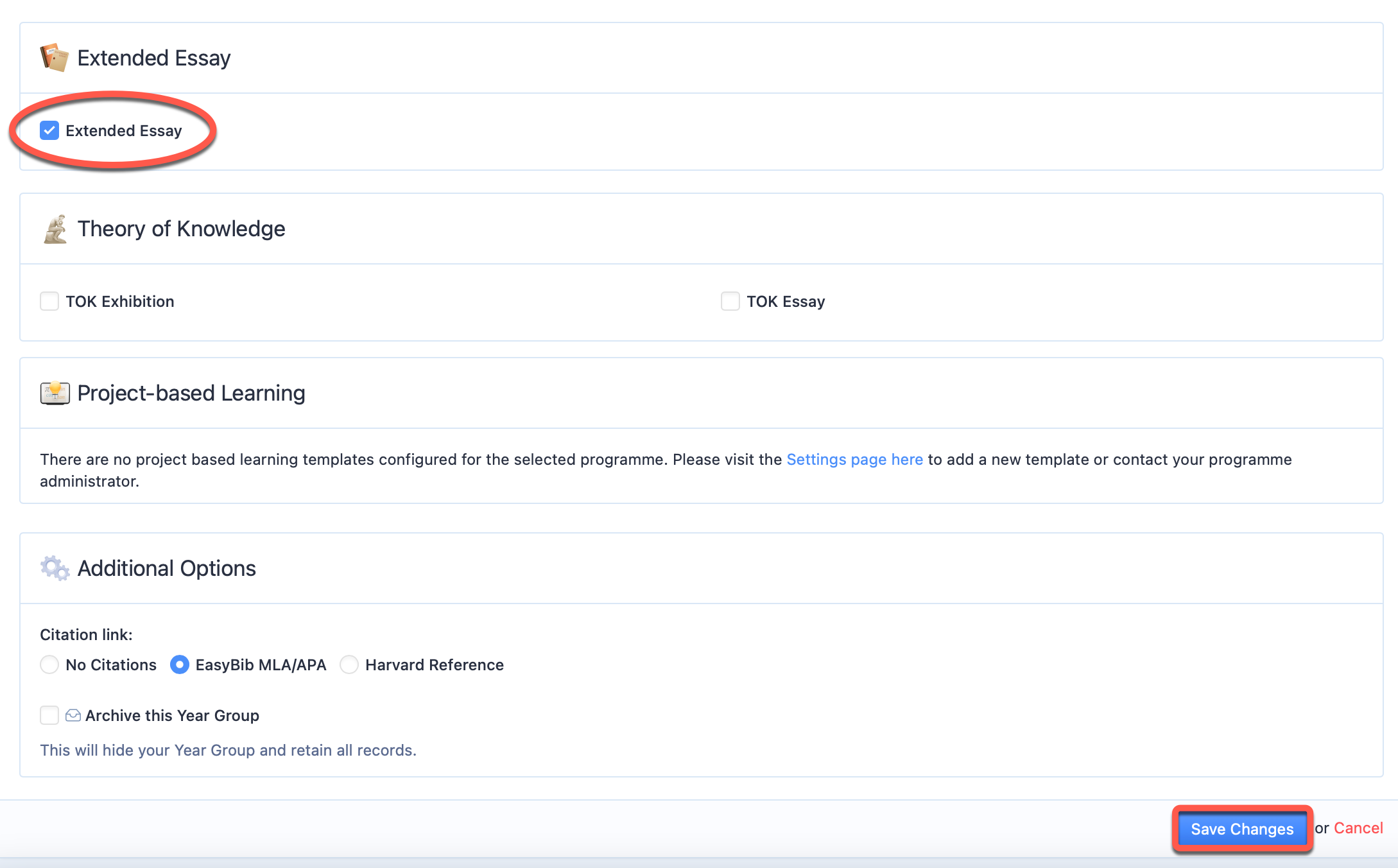 Configuring &  Enabling Extended Essay (EE) Worksheets - ManageBac