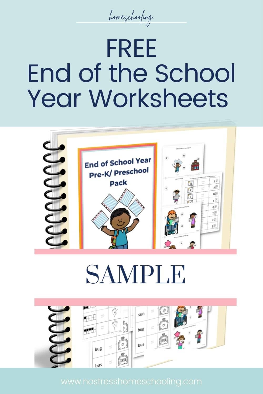end of school year worksheet