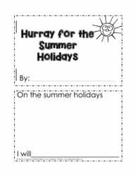 end of year worksheet for kindergarten