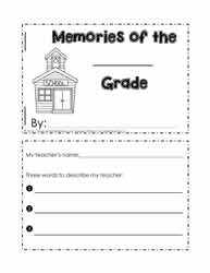 End Of School Worksheets