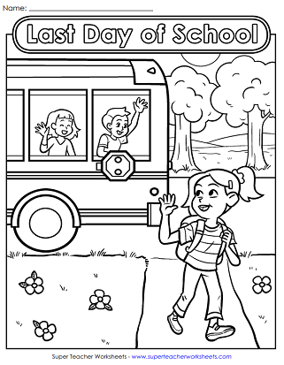 end of year worksheet