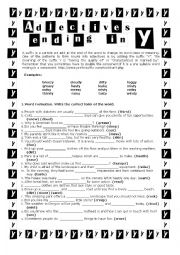 ending y worksheet