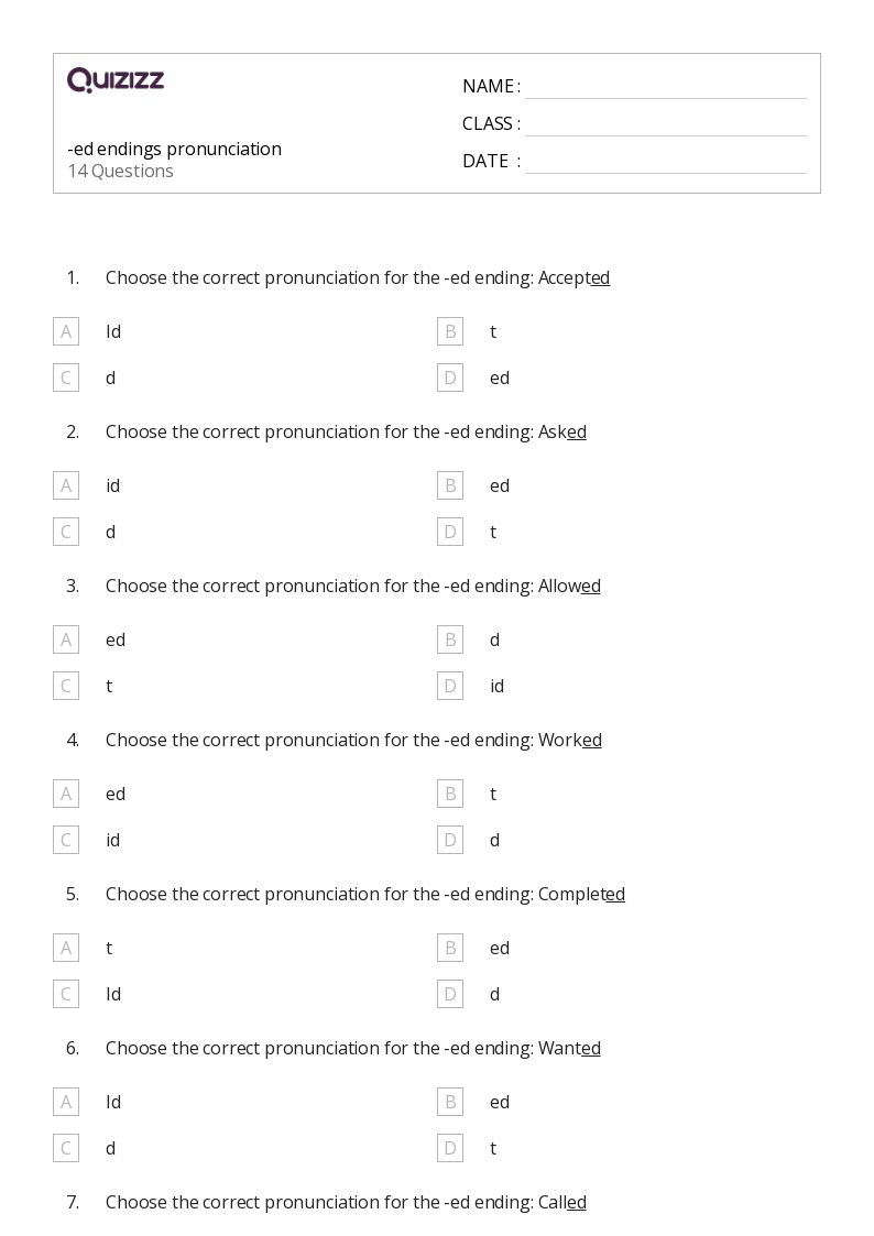 50+ Inflectional Endings worksheets for 8th Year on Quizizz | Free ...