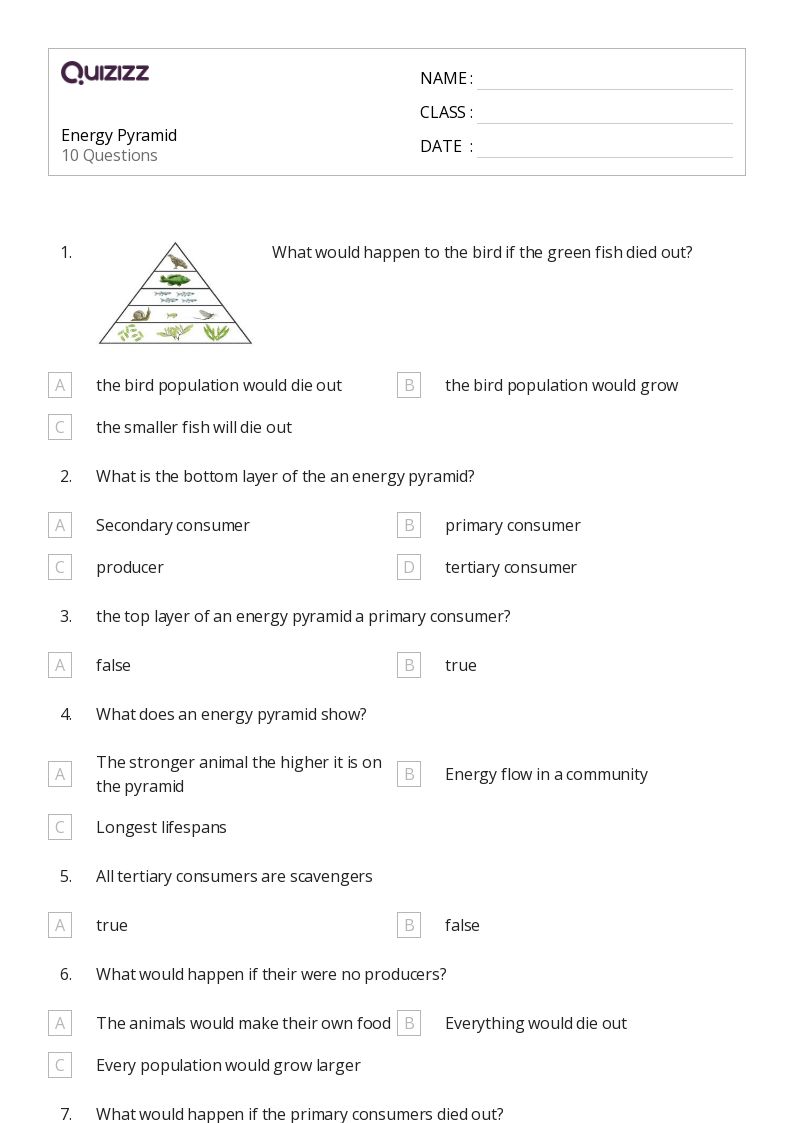 50+ Energy worksheets for 7th Class on Quizizz | Free &  Printable
