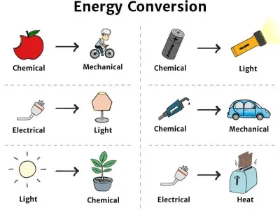 Energy Transformation Grade 5 Science Worksheets - eTutorWorld