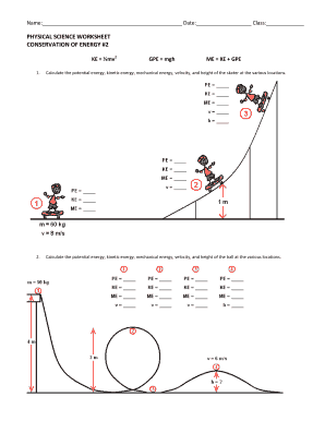 energy worksheet answers