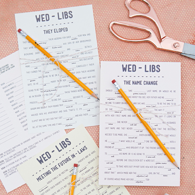 engagement mad libs printable