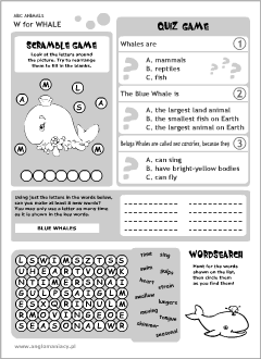 english activity worksheet