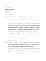English Composition II 2.2.docx - DeArron J. Anderson Sophia ...