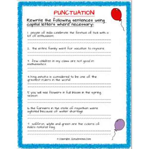english grammar worksheet letter a like