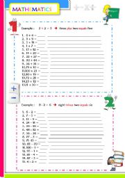 english multiplication worksheet