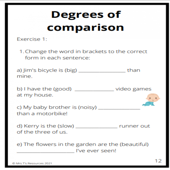 Grade 6 English FAL Worksheets • Teacha!