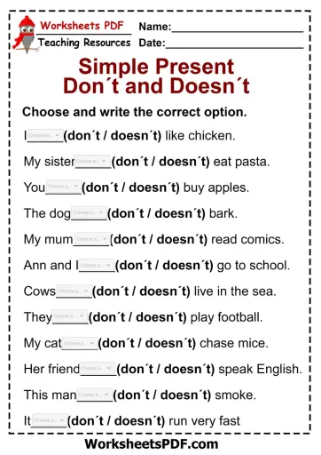 5th Grade English worksheets - Edform