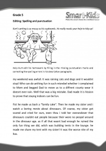 english worksheet for 5th grade