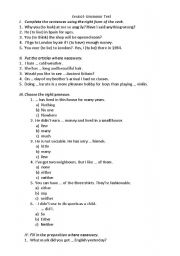 english worksheet for 7th graders