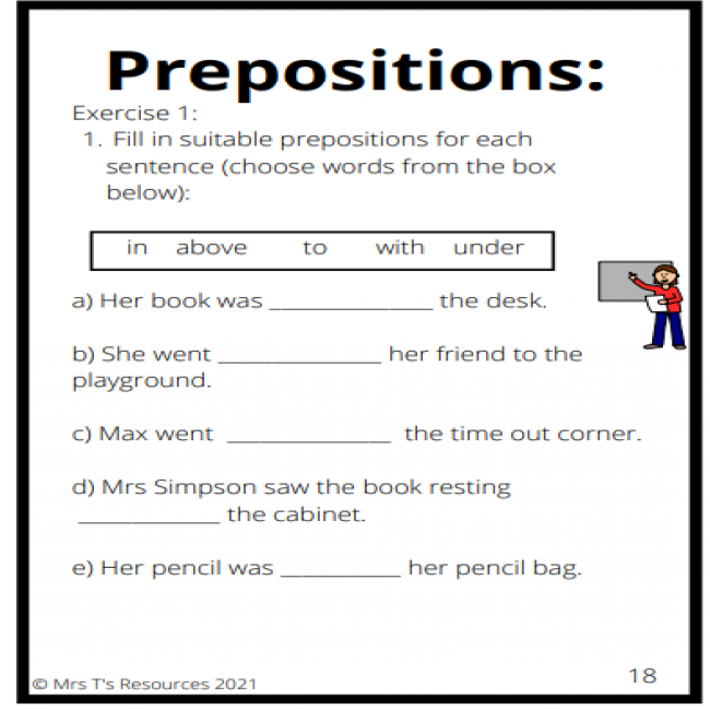 english worksheet for grade 4