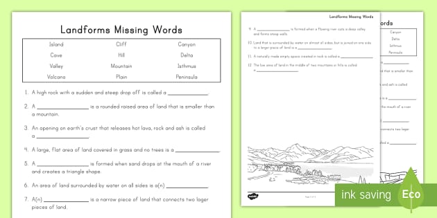 english worksheet land answer key