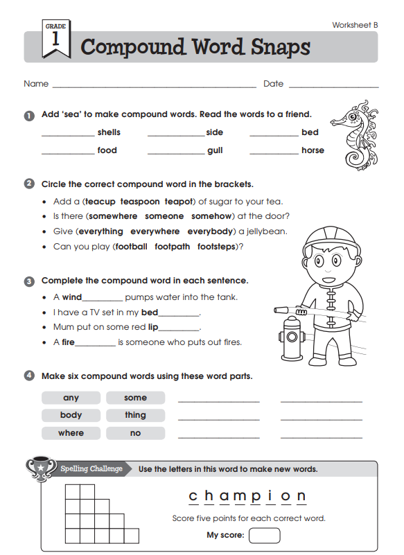 Printable English Worksheets For Class 1 with PDF - 5000+ ...