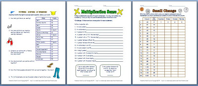 Math Enrichment Worksheets - Classroom Freebies