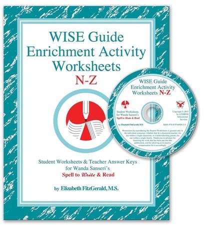 WISE Guide Enrichment Activity Worksheets, N-Z: Elizabeth ...
