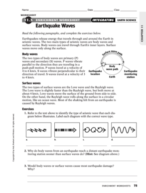enrichment worksheet