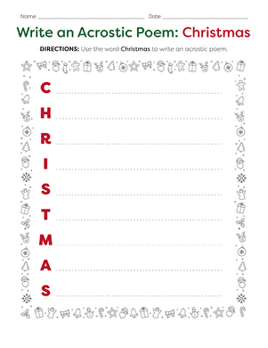 epic poem worksheet