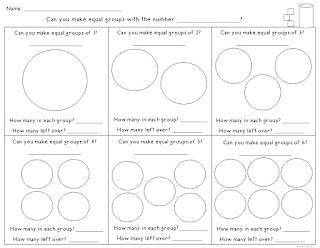 equal groups worksheet 3rd grade