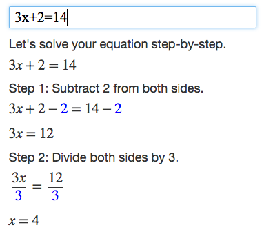 Algebra Calculator - MathPapa