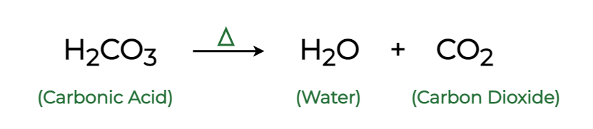 equation for decomposition of water