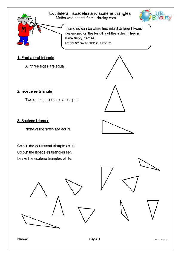 46 Isosceles and Equilateral Triangles.pdf Worksheets Library