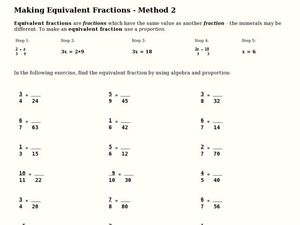 equivalent fractions worksheet 5th grade