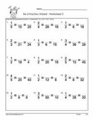 Equivalent-Fraction-Worksheets